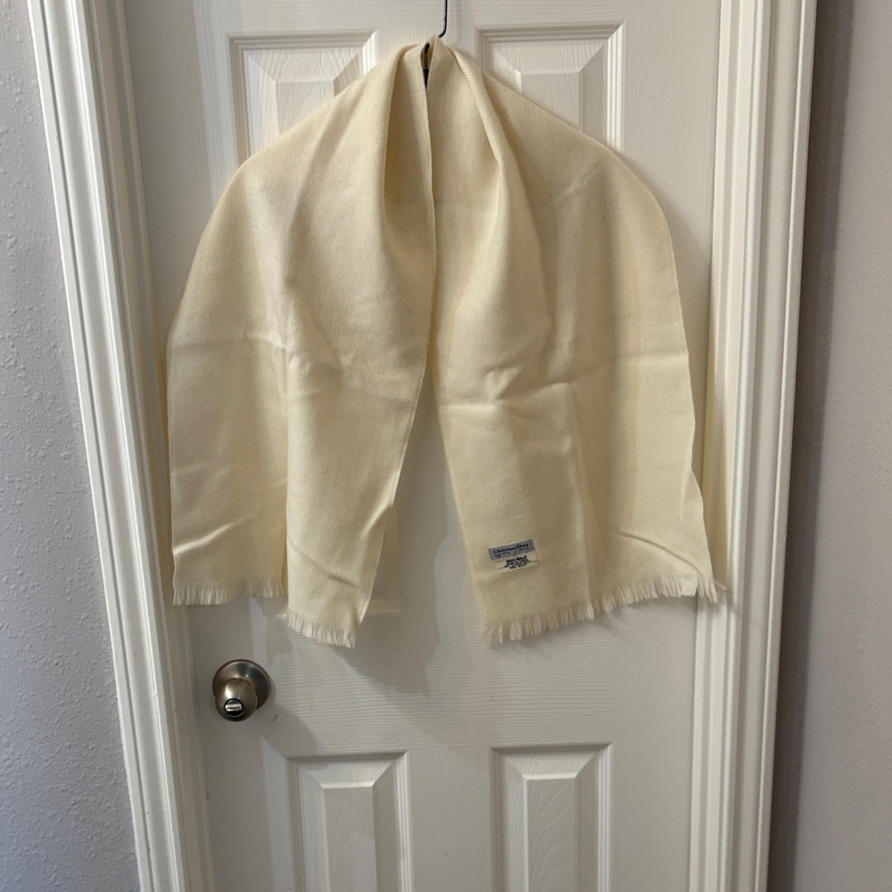 Dior Cream Scarf
